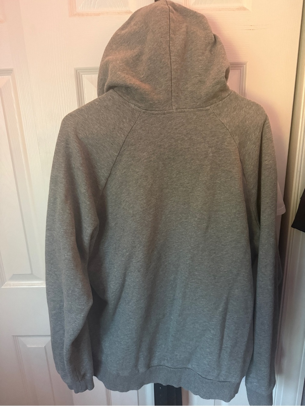 Under Armour Heather Gray Pullover Hoodie with Logo - Picture 2 of 3